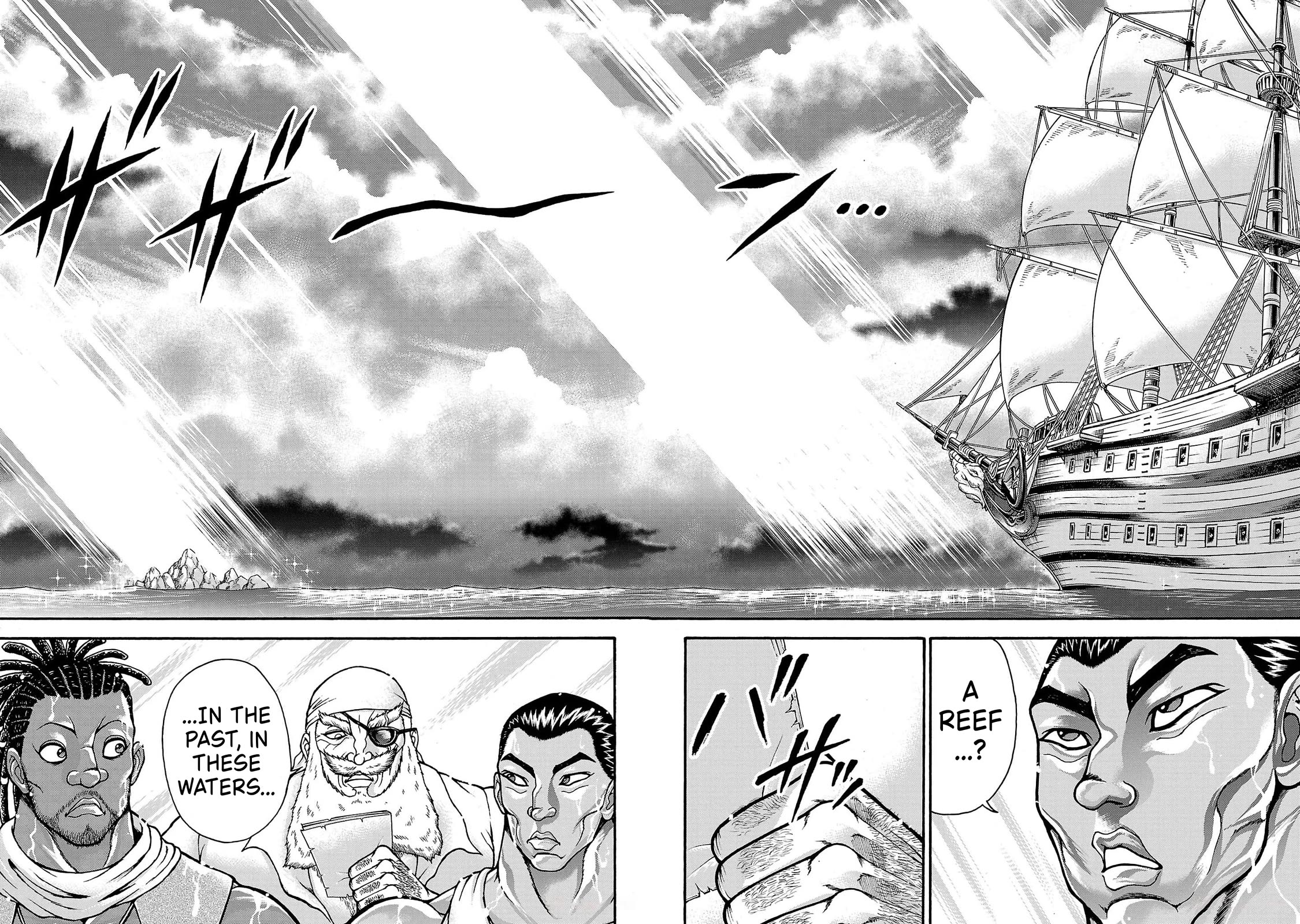 Baki Side Story - Retsu Kaioh Doesn't Mind Even if it's in another World Chapter 71 page 6 - Chapter 71: Through the storm