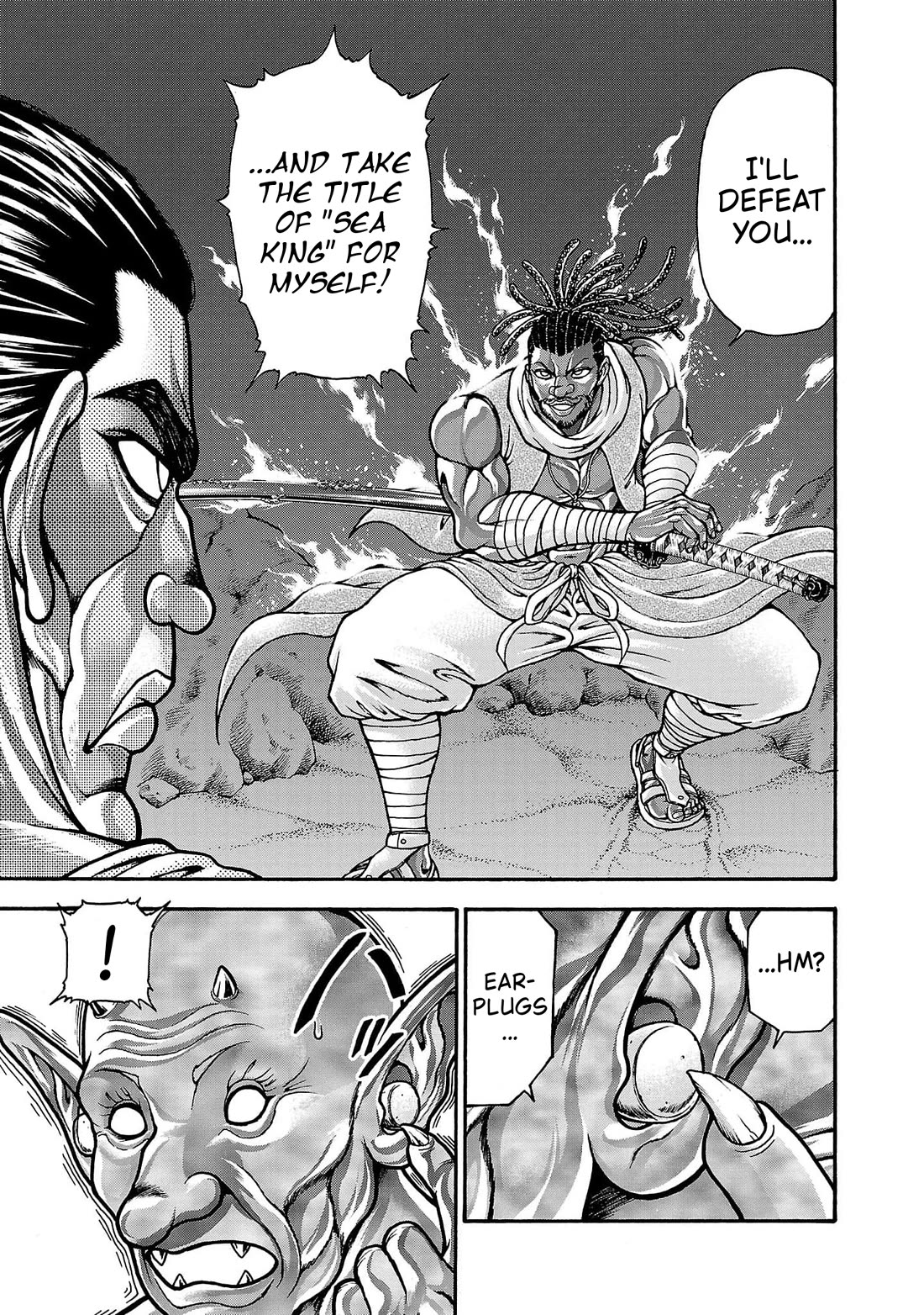 Baki Side Story - Retsu Kaioh Doesn't Mind Even if it's in another World Chapter 72 page 15 - Chapter 72: Siren