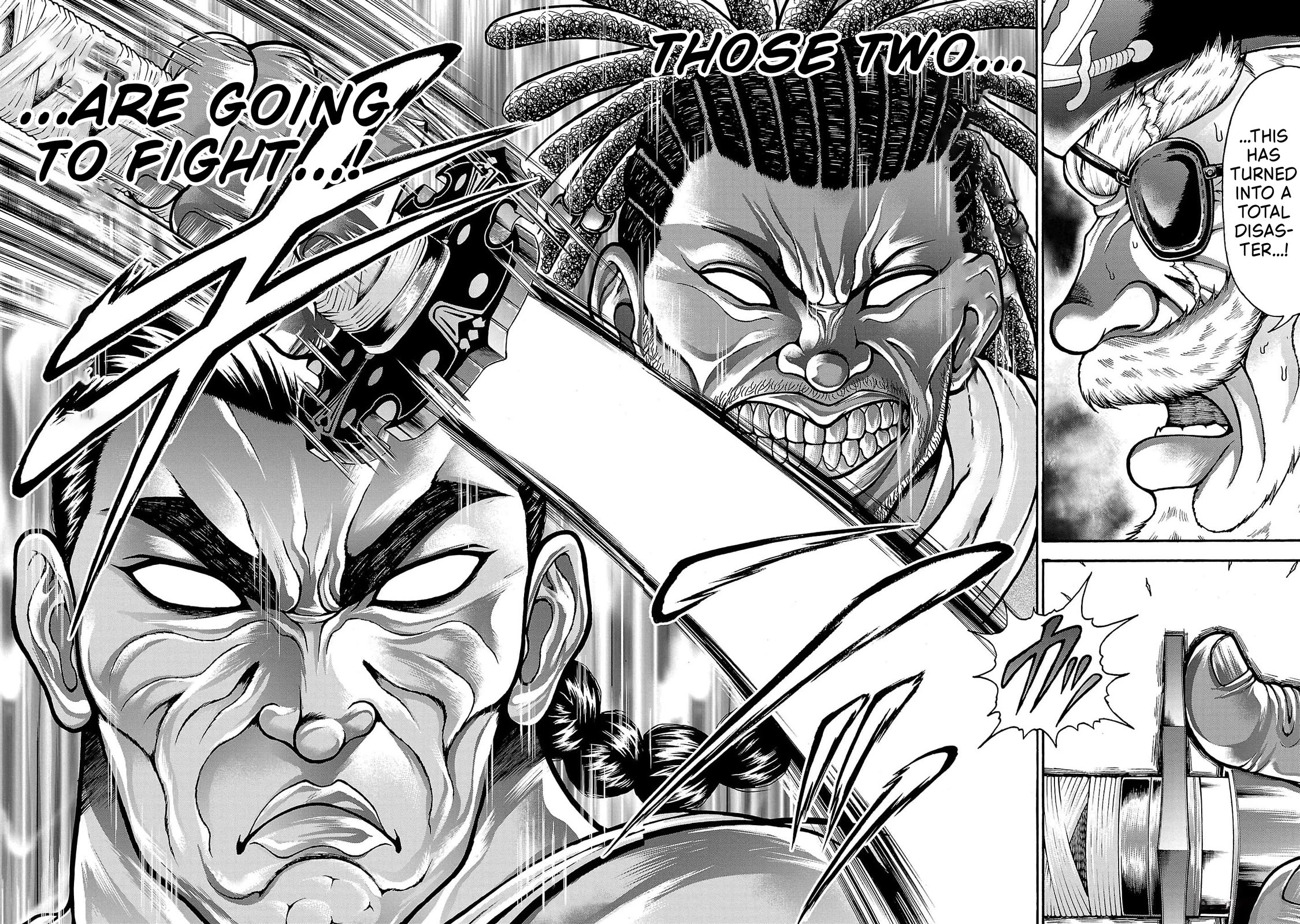 Baki Side Story - Retsu Kaioh Doesn't Mind Even if it's in another World Chapter 72 page 17 - Chapter 72: Siren