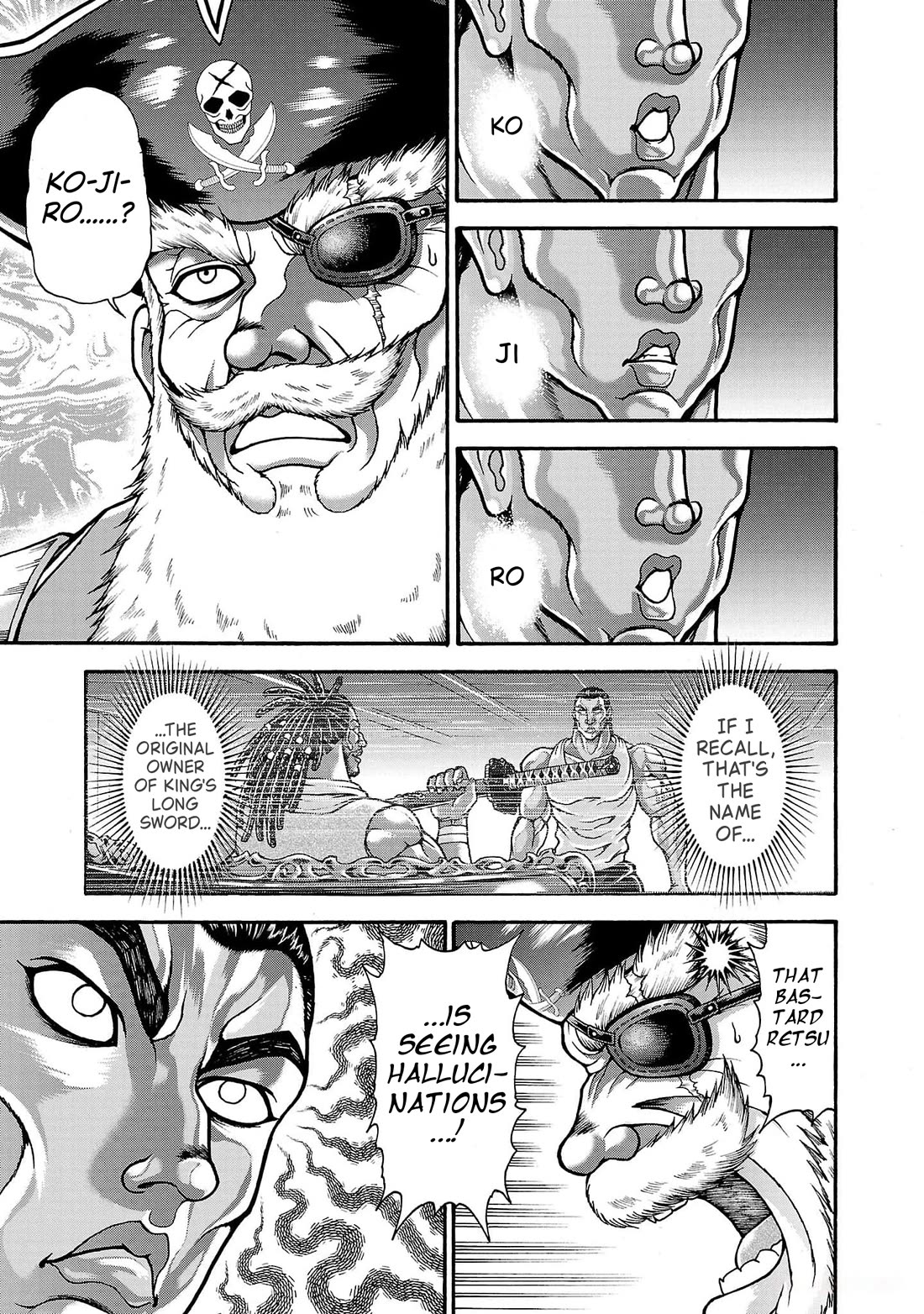 Baki Side Story - Retsu Kaioh Doesn't Mind Even if it's in another World Chapter 72 page 9 - Chapter 72: Siren
