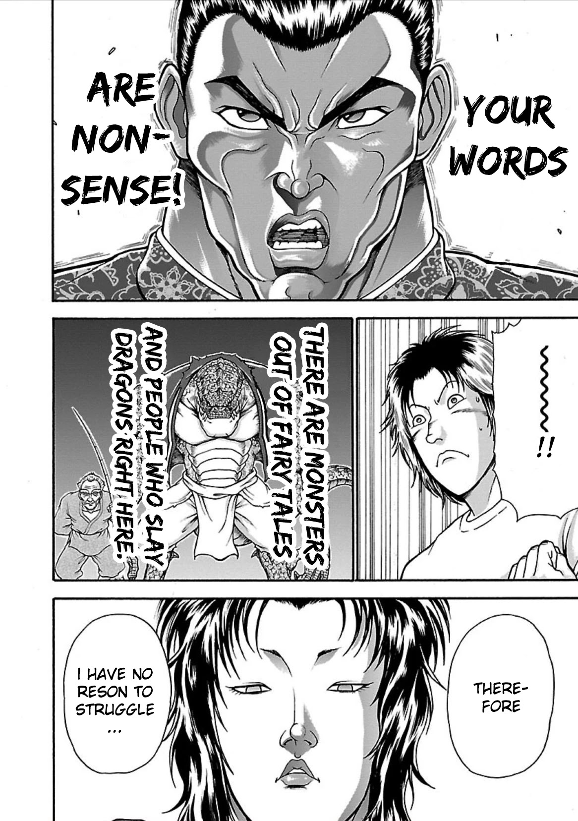 Baki Side Story - Retsu Kaioh Doesn't Mind Even if it's in another World Chapter 8 page 15 - Chapter 8: Struggler