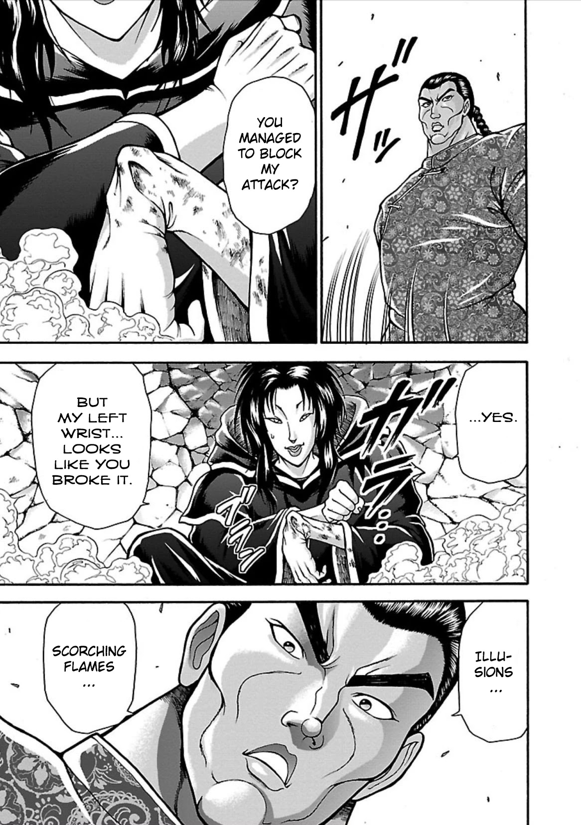 Baki Side Story - Retsu Kaioh Doesn't Mind Even if it's in another World Chapter 8 page 7 - Chapter 8: Struggler
