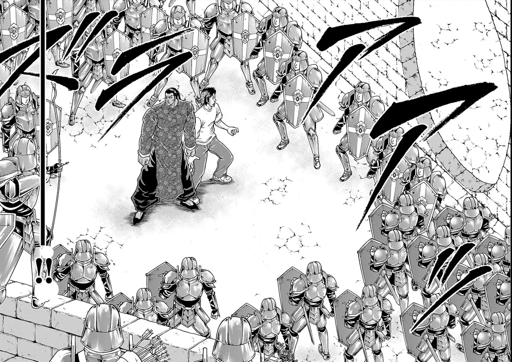Baki Side Story - Retsu Kaioh Doesn't Mind Even if it's in another World Chapter 9 page 14 - Chapter 9: The Kingsguard