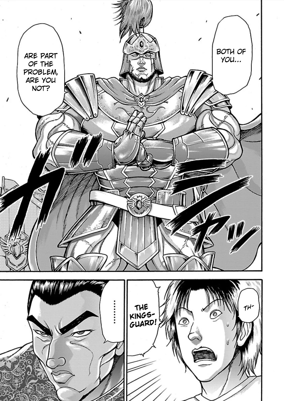 Baki Side Story - Retsu Kaioh Doesn't Mind Even if it's in another World Chapter 9 page 16 - Chapter 9: The Kingsguard