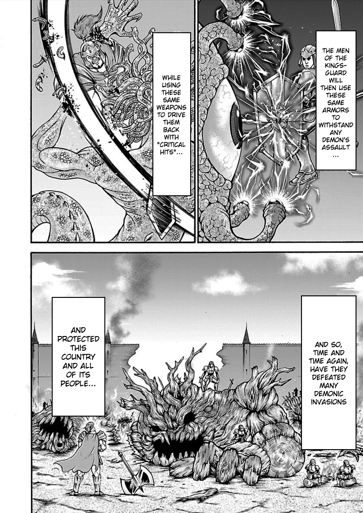 Baki Side Story - Retsu Kaioh Doesn't Mind Even if it's in another World Chapter 9 page 19 - Chapter 9: The Kingsguard