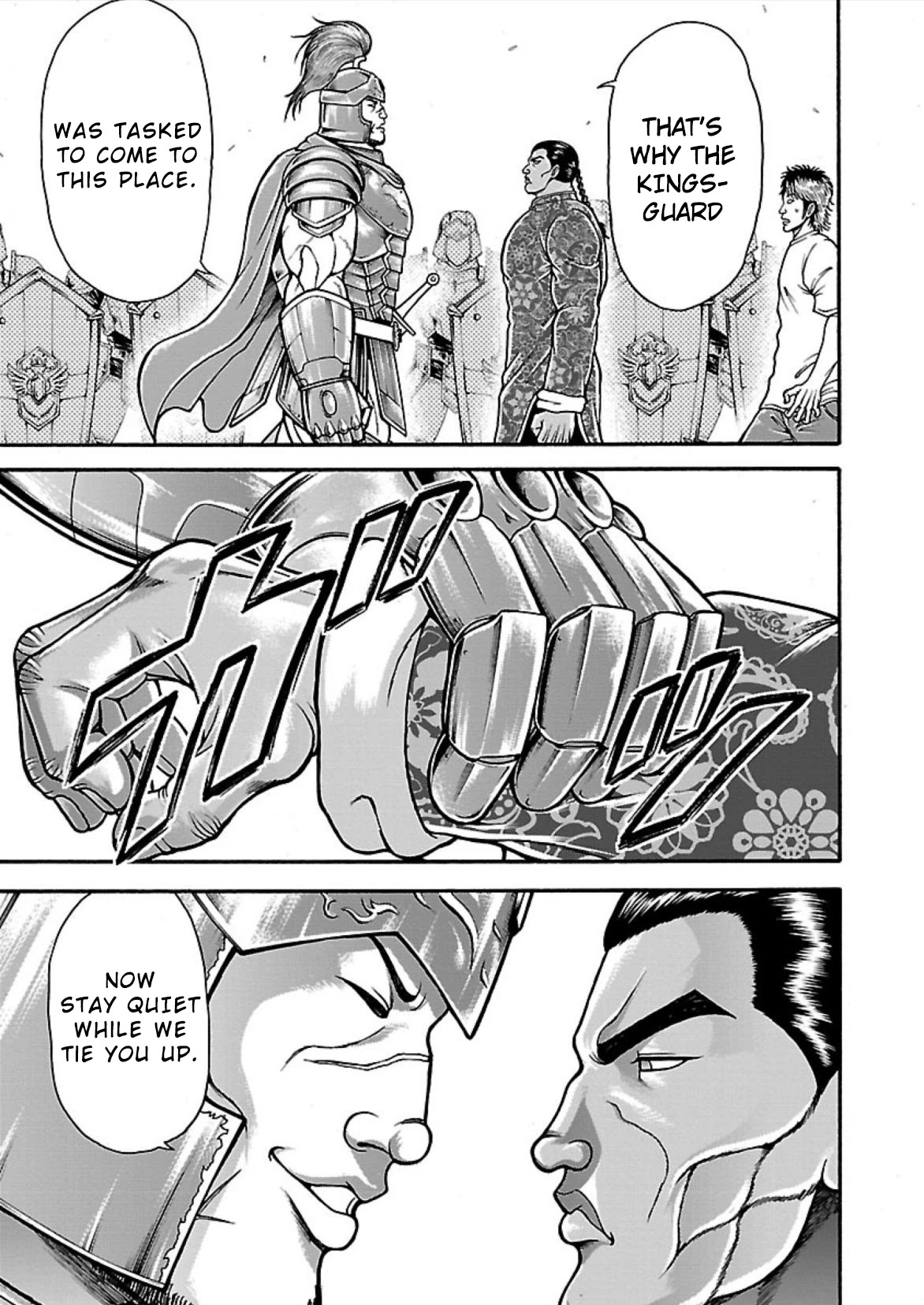 Baki Side Story - Retsu Kaioh Doesn't Mind Even if it's in another World Chapter 9 page 20 - Chapter 9: The Kingsguard