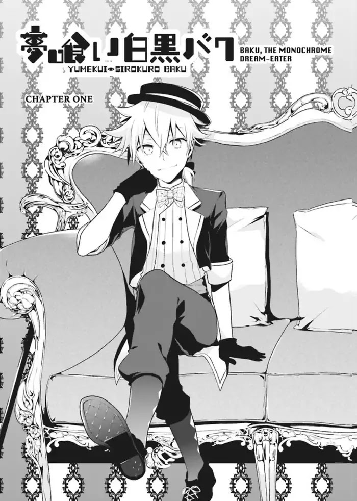 Baku, The Monochrome Dream-Eater Chapter 1 page 3 - Chapter 1