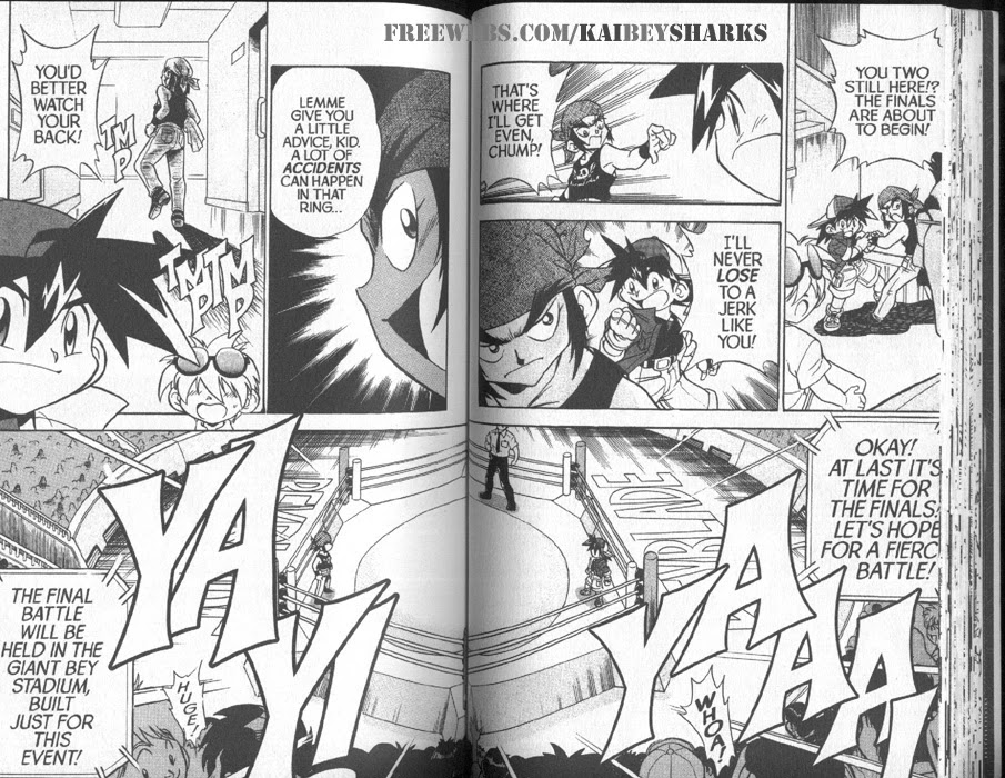 Bakuden Shoot Beyblade Chapter 1.1 page 10 - Vol.1 Chapter 1