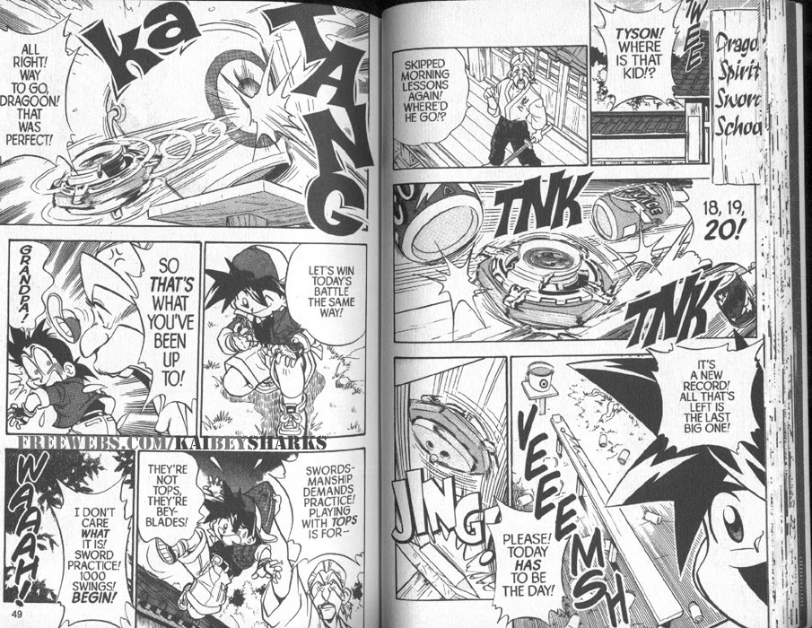 Bakuden Shoot Beyblade Chapter 1.1 page 3 - Vol.1 Chapter 1