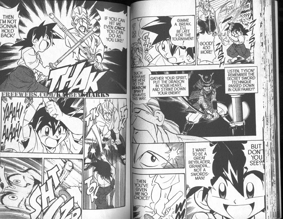 Bakuden Shoot Beyblade Chapter 1.1 page 4 - Vol.1 Chapter 1