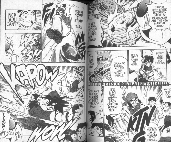 Bakuden Shoot Beyblade Chapter 1.1 page 8 - Vol.1 Chapter 1