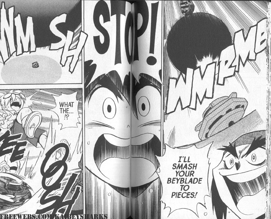 Bakuden Shoot Beyblade Chapter 1.2 page 14 - Vol.1 Chapter 2