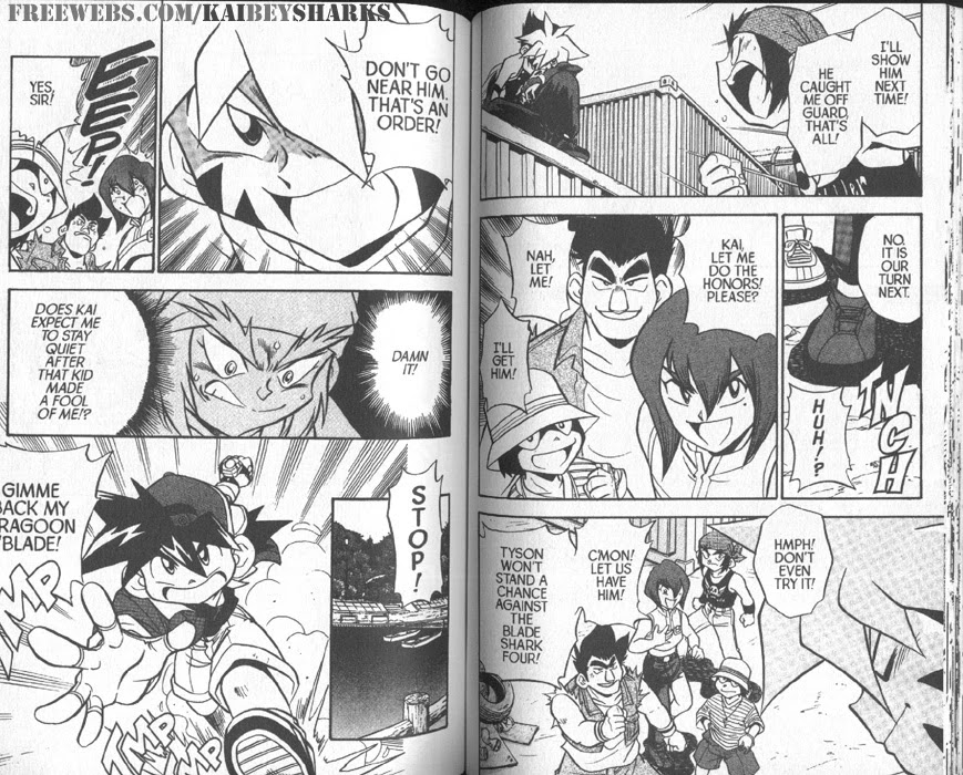 Bakuden Shoot Beyblade Chapter 1.2 page 3 - Vol.1 Chapter 2