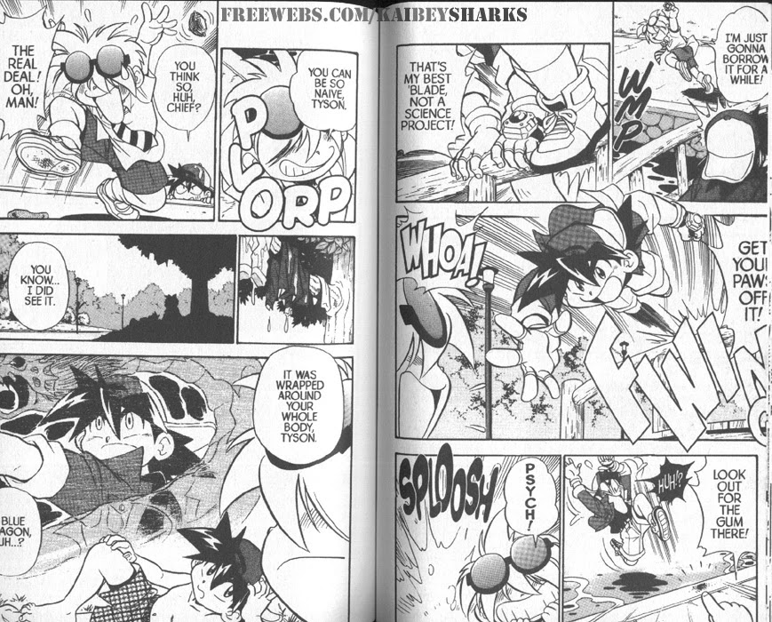 Bakuden Shoot Beyblade Chapter 1.2 page 4 - Vol.1 Chapter 2