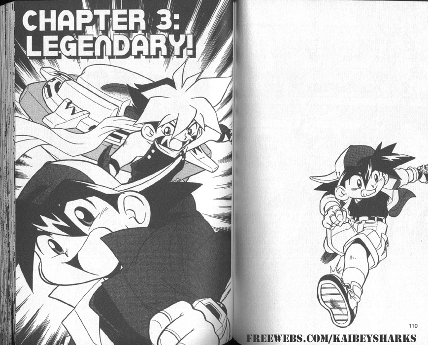 Bakuden Shoot Beyblade Chapter 1.3 page 1 - Vol.1 Chapter 3