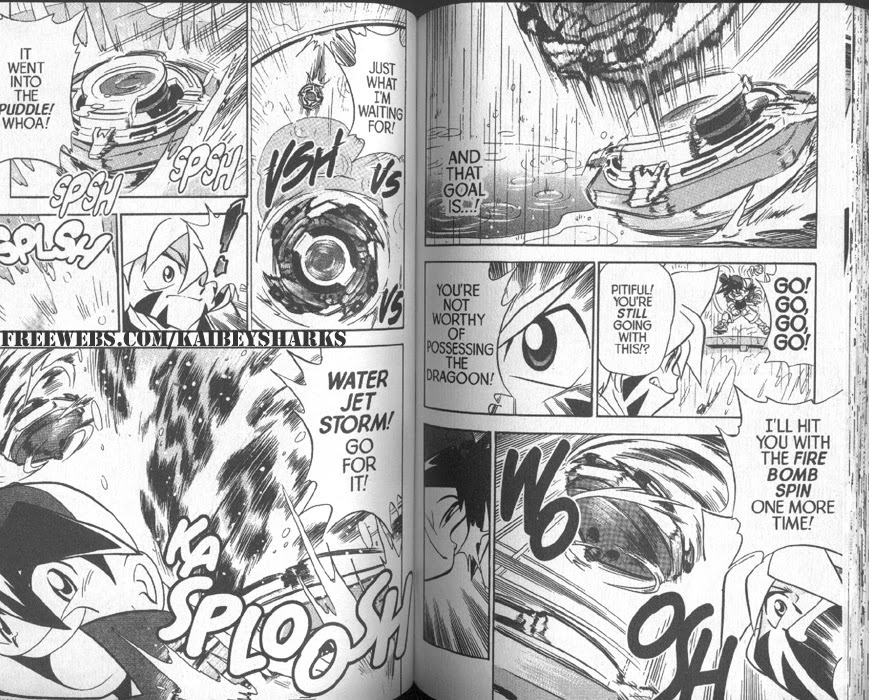 Bakuden Shoot Beyblade Chapter 1.3 page 13 - Vol.1 Chapter 3