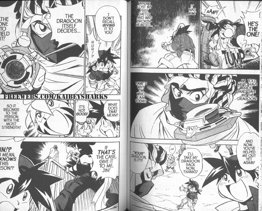Bakuden Shoot Beyblade Chapter 1.3 page 4 - Vol.1 Chapter 3