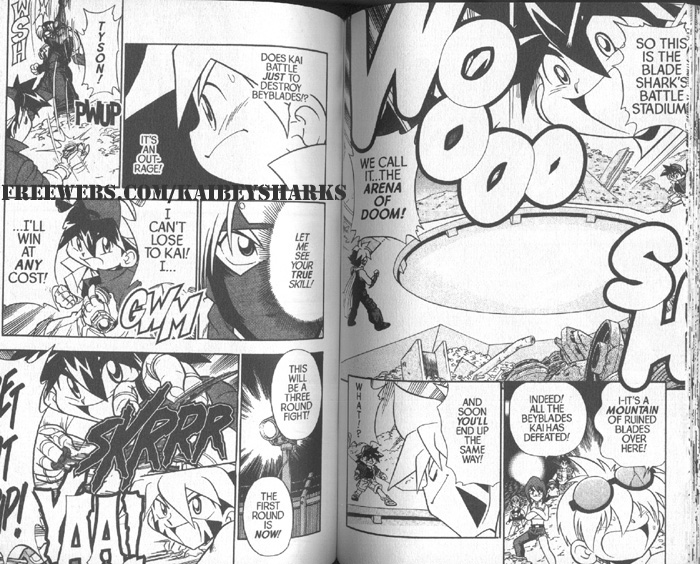 Bakuden Shoot Beyblade Chapter 1.3 page 6 - Vol.1 Chapter 3