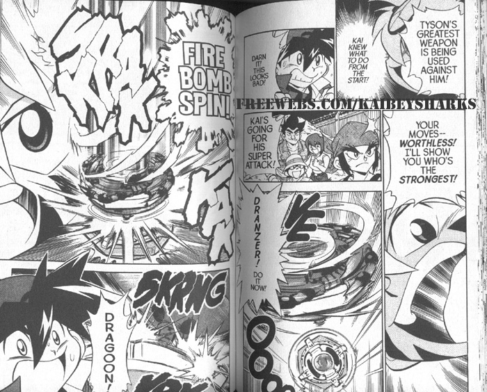 Bakuden Shoot Beyblade Chapter 1.3 page 8 - Vol.1 Chapter 3