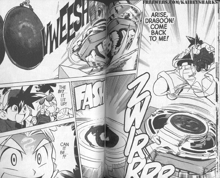 Bakuden Shoot Beyblade Chapter 1.4 page 12 - Vol.1 Chapter 4