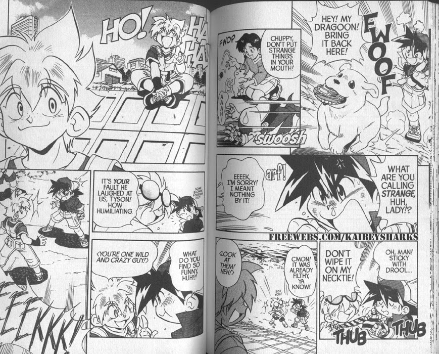 Bakuden Shoot Beyblade Chapter 1.4 page 17 - Vol.1 Chapter 4