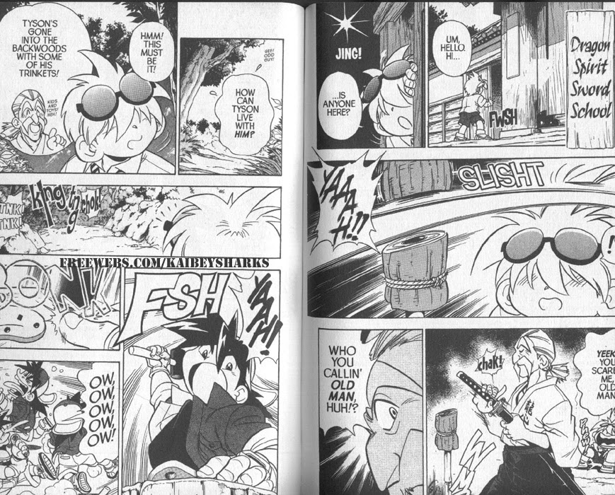 Bakuden Shoot Beyblade Chapter 1.4 page 4 - Vol.1 Chapter 4