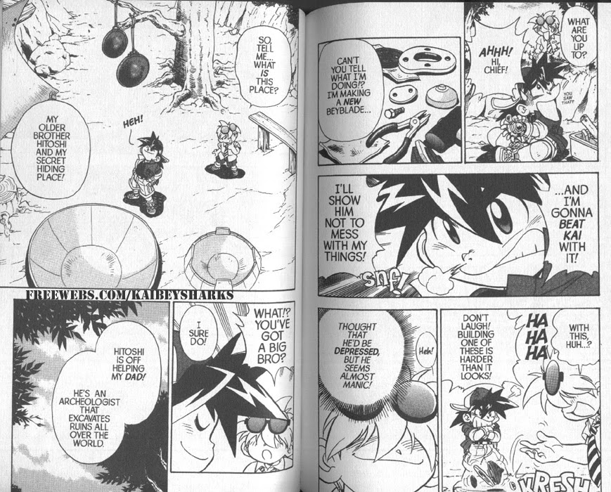Bakuden Shoot Beyblade Chapter 1.4 page 5 - Vol.1 Chapter 4