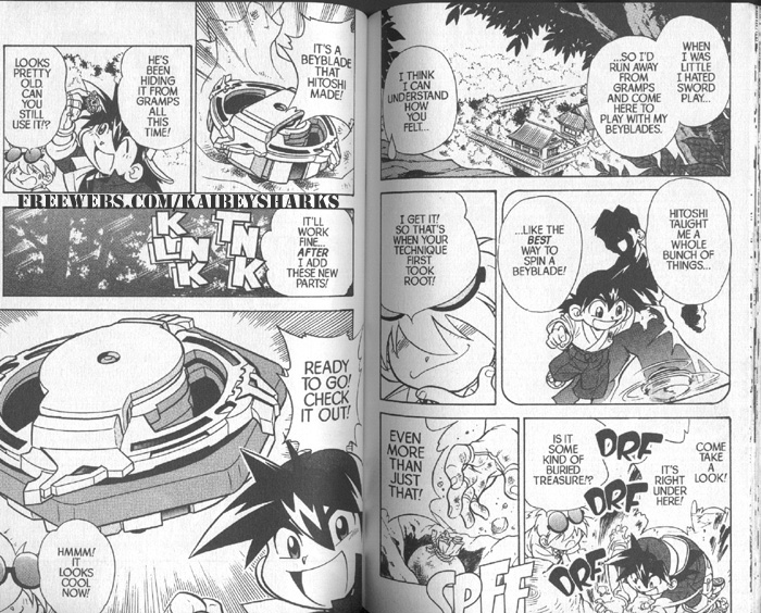 Bakuden Shoot Beyblade Chapter 1.4 page 6 - Vol.1 Chapter 4