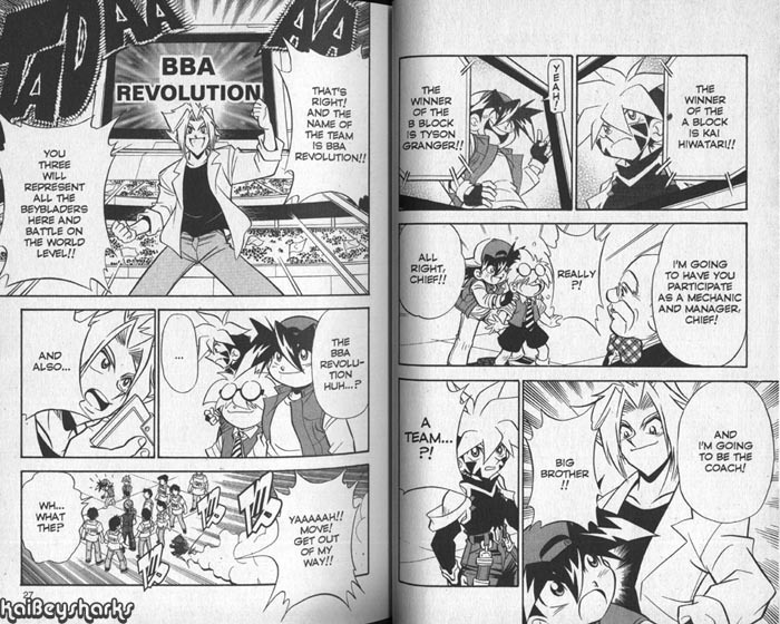 Bakuden Shoot Beyblade Chapter 10.1 page 13 - Vol.10 Chapter 1