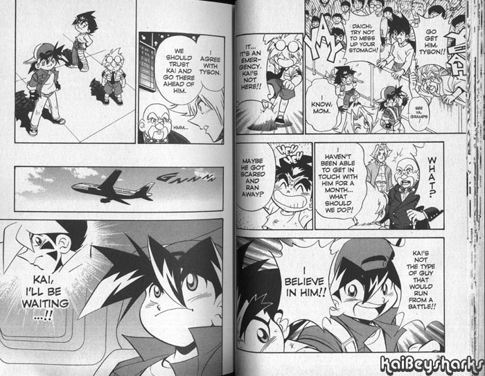 Bakuden Shoot Beyblade Chapter 10.1 page 17 - Vol.10 Chapter 1