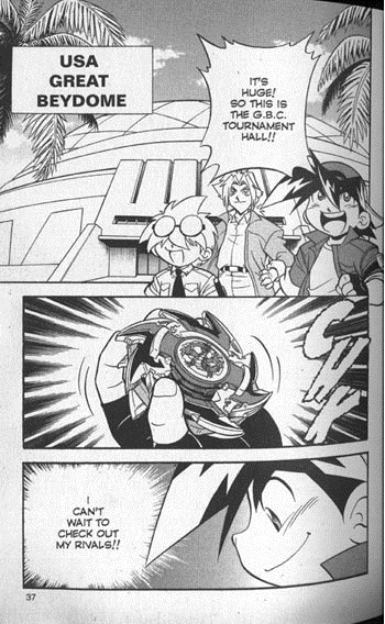 Bakuden Shoot Beyblade Chapter 10.1 page 18 - Vol.10 Chapter 1