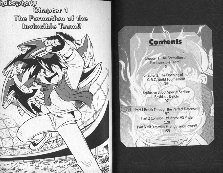 Bakuden Shoot Beyblade Chapter 10.1 page 2 - Vol.10 Chapter 1