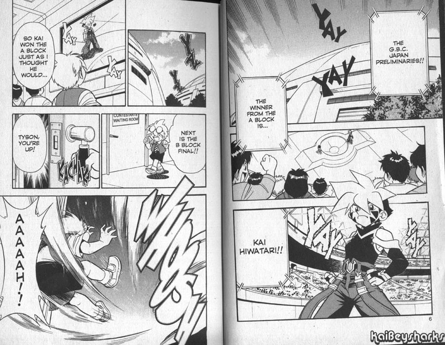 Bakuden Shoot Beyblade Chapter 10.1 page 3 - Vol.10 Chapter 1