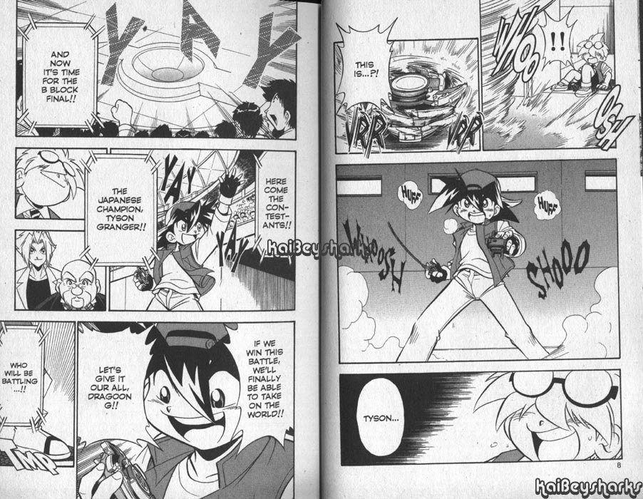 Bakuden Shoot Beyblade Chapter 10.1 page 4 - Vol.10 Chapter 1