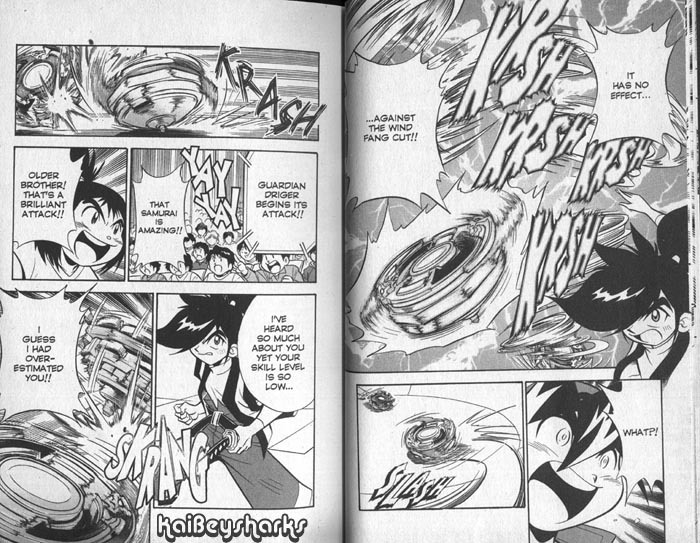 Bakuden Shoot Beyblade Chapter 10.1 page 8 - Vol.10 Chapter 1