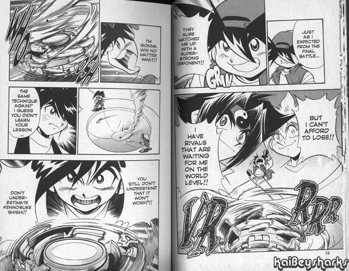 Bakuden Shoot Beyblade Chapter 10.1 page 9 - Vol.10 Chapter 1