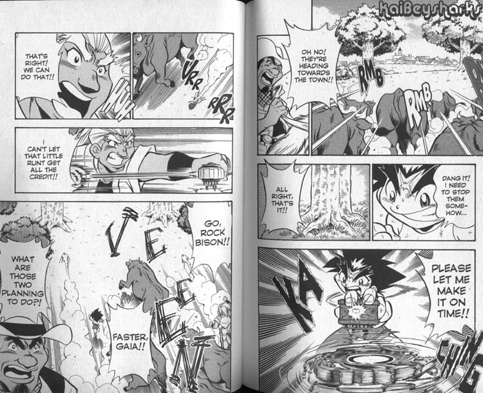 Bakuden Shoot Beyblade Chapter 10.2-7 page 13 - Vol.10 Chapter 2.7