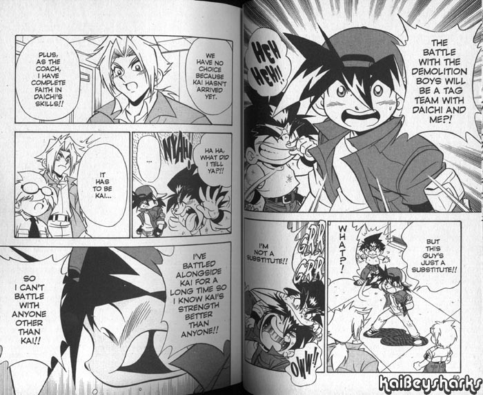 Bakuden Shoot Beyblade Chapter 10.2 page 13 - Vol.10 Chapter 2