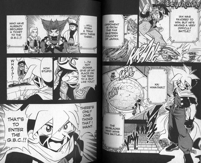 Bakuden Shoot Beyblade Chapter 10.2 page 18 - Vol.10 Chapter 2