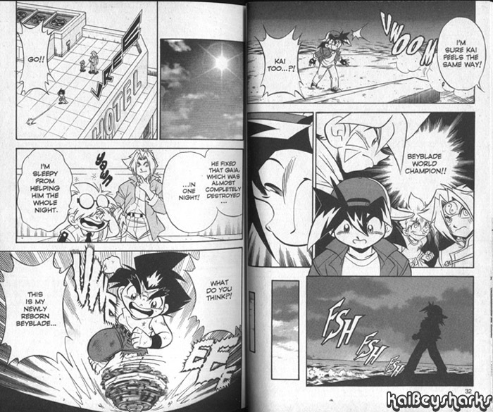 Bakuden Shoot Beyblade Chapter 11.1 page 15 - Vol.11 Chapter 1