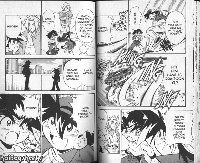 Bakuden Shoot Beyblade Chapter 11.1 page 17 - Vol.11 Chapter 1