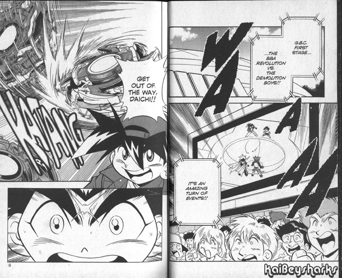 Bakuden Shoot Beyblade Chapter 11.1 page 3 - Vol.11 Chapter 1