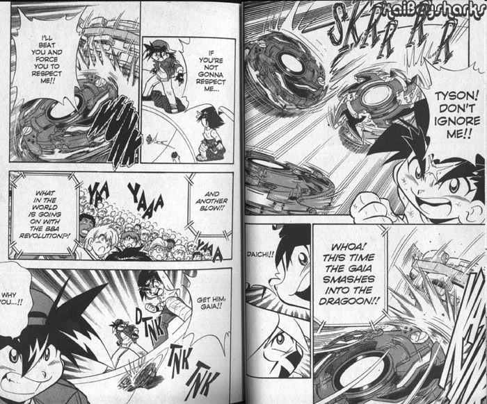 Bakuden Shoot Beyblade Chapter 11.1 page 6 - Vol.11 Chapter 1