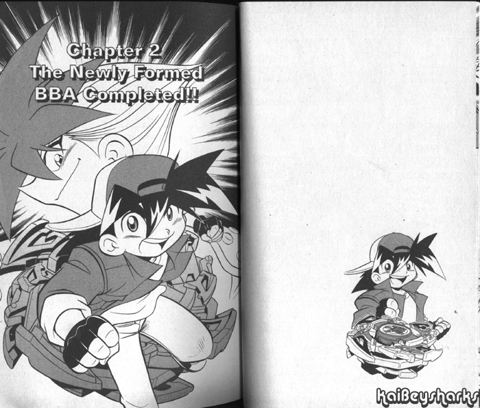 Bakuden Shoot Beyblade Chapter 11.2 page 1 - Vol.11 Chapter 2