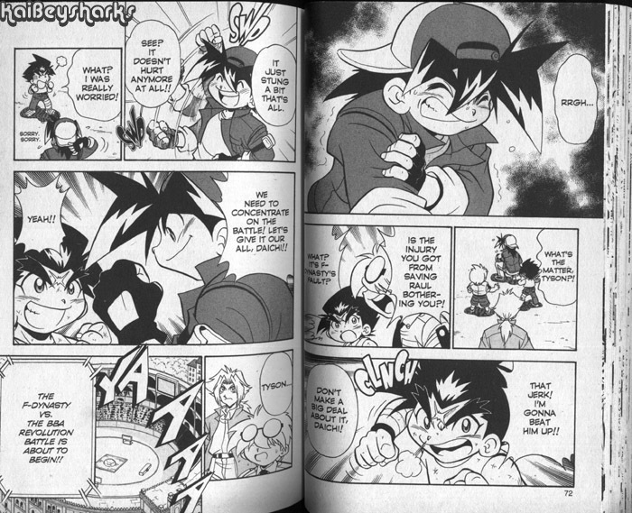 Bakuden Shoot Beyblade Chapter 11.2 page 17 - Vol.11 Chapter 2