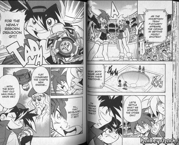 Bakuden Shoot Beyblade Chapter 11.2 page 18 - Vol.11 Chapter 2