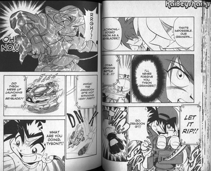 Bakuden Shoot Beyblade Chapter 11.2 page 19 - Vol.11 Chapter 2