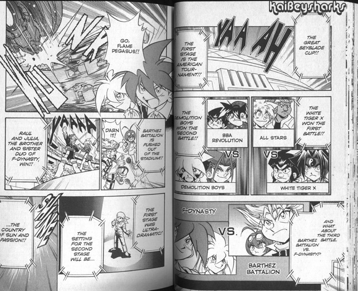Bakuden Shoot Beyblade Chapter 11.2 page 2 - Vol.11 Chapter 2