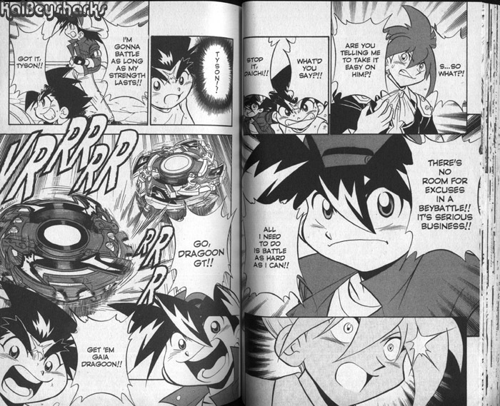 Bakuden Shoot Beyblade Chapter 11.2 page 22 - Vol.11 Chapter 2