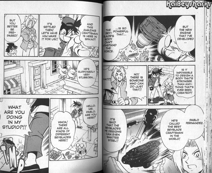 Bakuden Shoot Beyblade Chapter 11.2 page 4 - Vol.11 Chapter 2